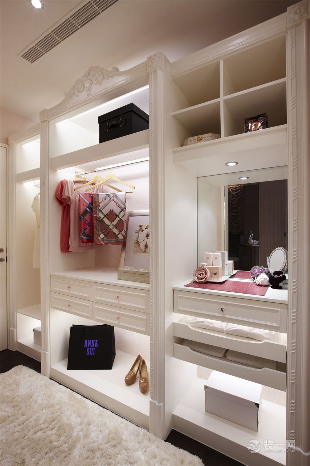 宁波30款衣帽间设计效果图 不同风格装扮你的少女心